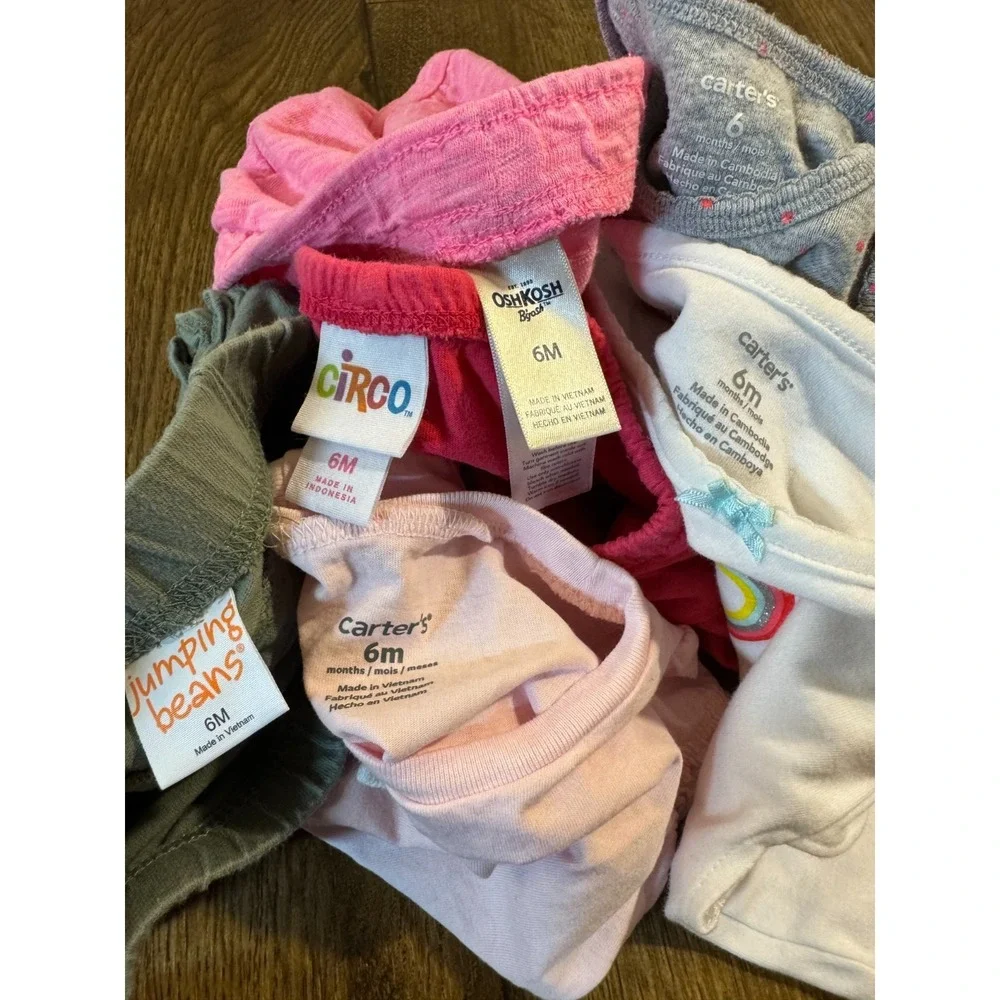 Baby Girl Clothes 6 Months Outfits Shorts Skirt Shirts Summer Butterflies Cute